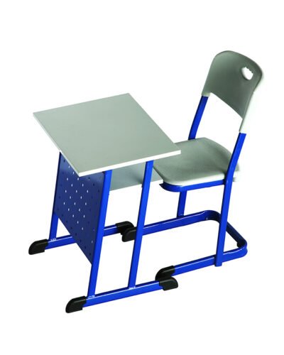 Single Seater School Desk with Book-shelf