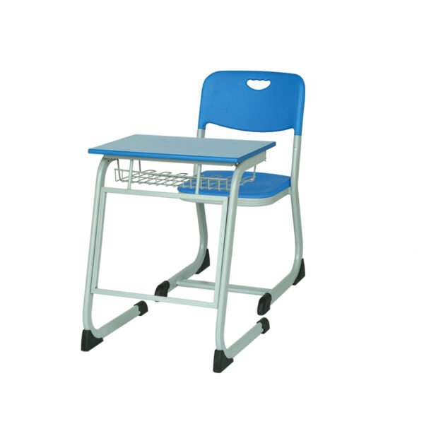 Single Seater School Bench with Book-shelf