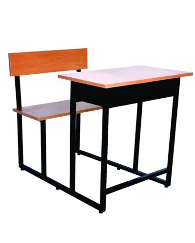 Single Seater School Desk with Book-shelf