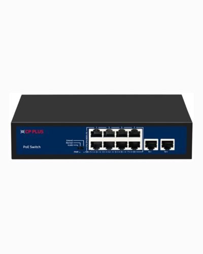 CP Plus 8 Port POE with 2 Gigabit Uplink
