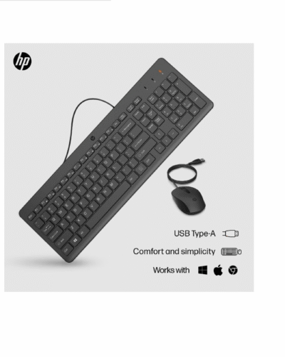 HP Wired Keyboard & Mouse Combo