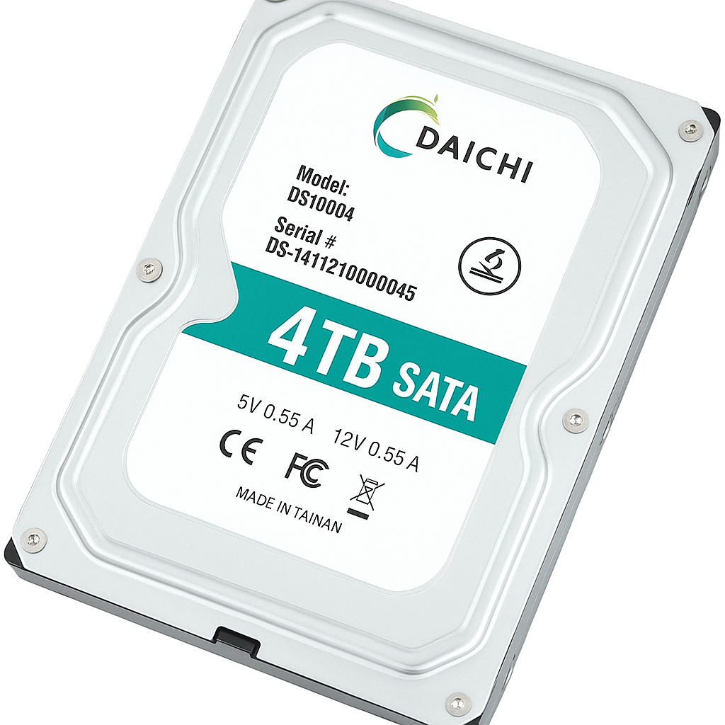 Daichi 4TB Surveillance Hard Disk