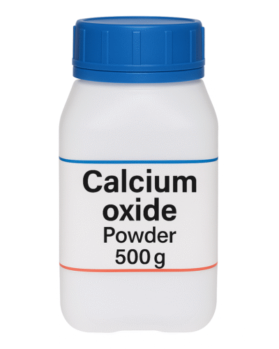 Calcium Oxide Powder – 98% Purity, 500 gm