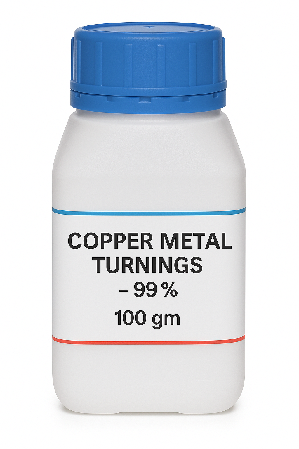 Copper Metal Turnings – 99% Pure, 100 gm