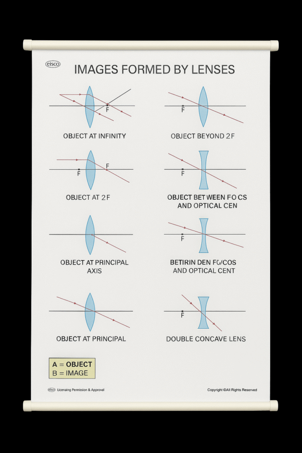 Educational Raxine Chart – Physics: Optics