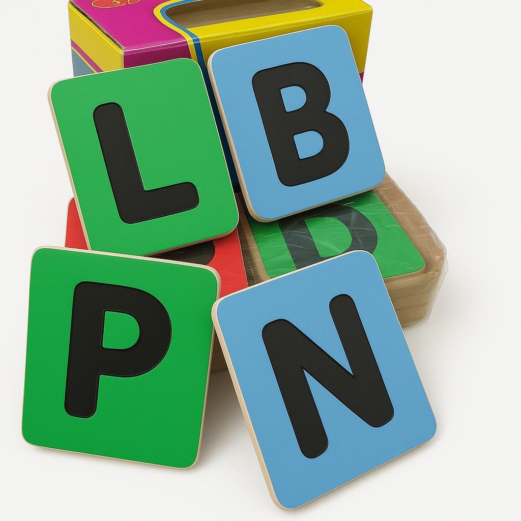 Engraved Capital Alphabet