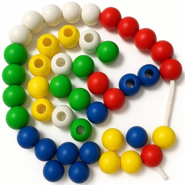 Large Wooden Round Beads