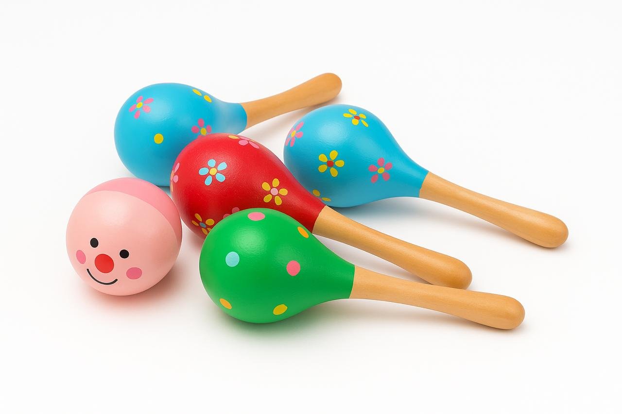 Egg Rattle / Wooden Maracas