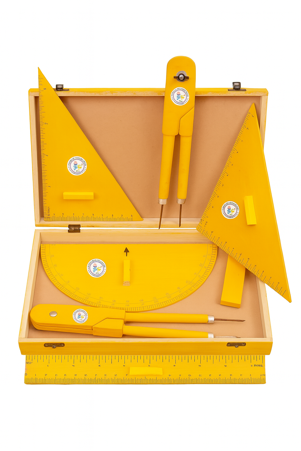 Geometrical Instrument Box Wooden