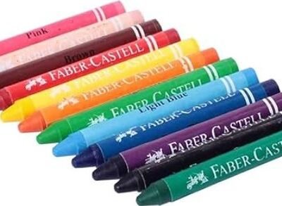 Faber-Castell Wax Crayons Regular 75 mm