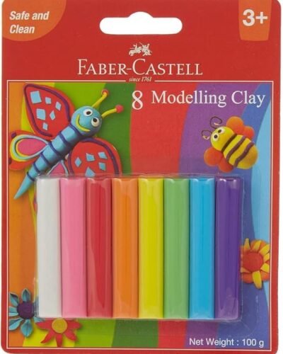 Faber-Castell Modelling Clay Set of 8 Colours 100g Blister Pack