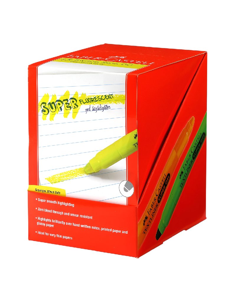 Faber-Castell Gel Textliner Assorted Box of 15