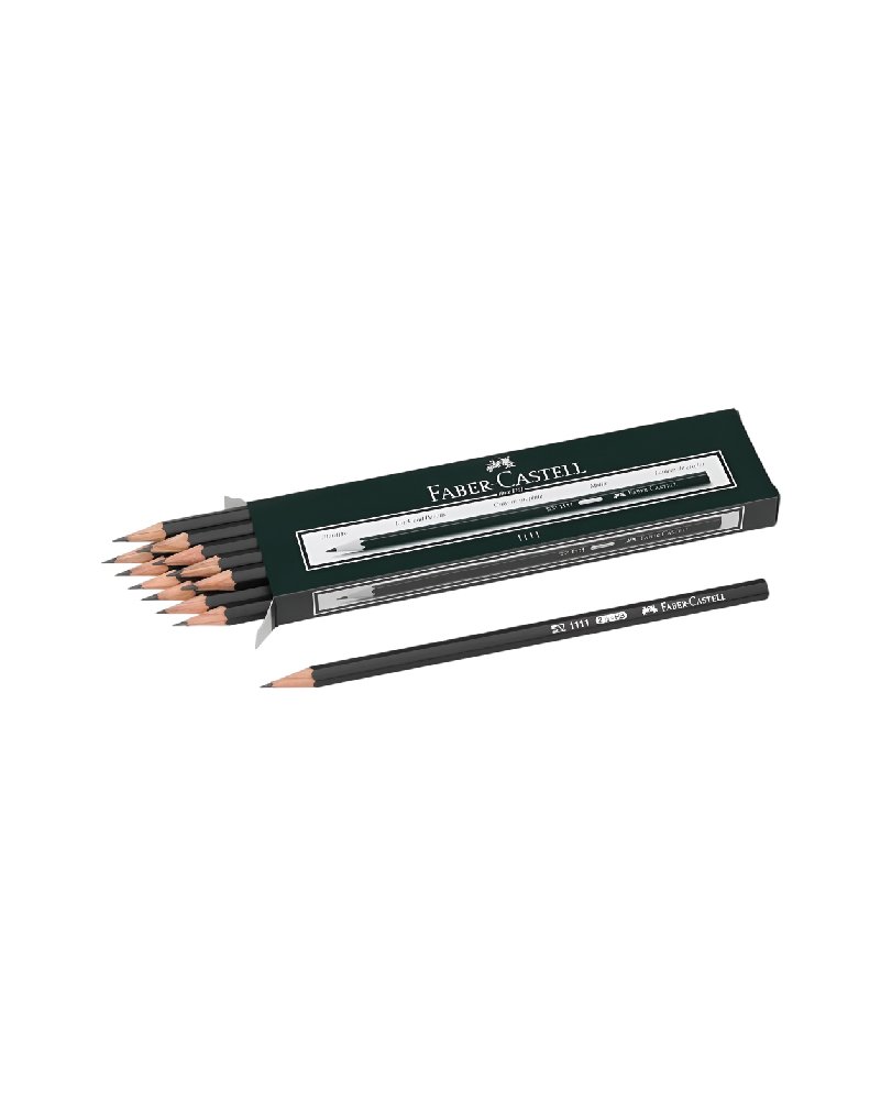 Faber-Castell Black Matt Pencils Box of 10