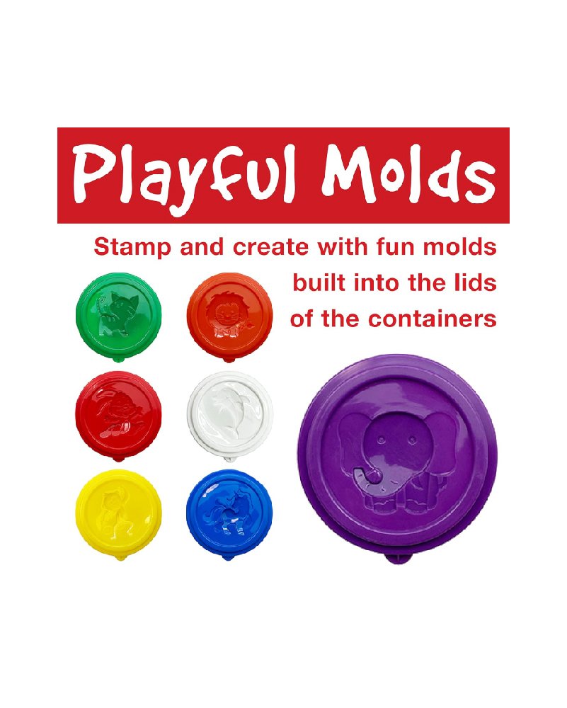 Faber-Castell Super Soft Modelling Dough Colours (with Moulds)