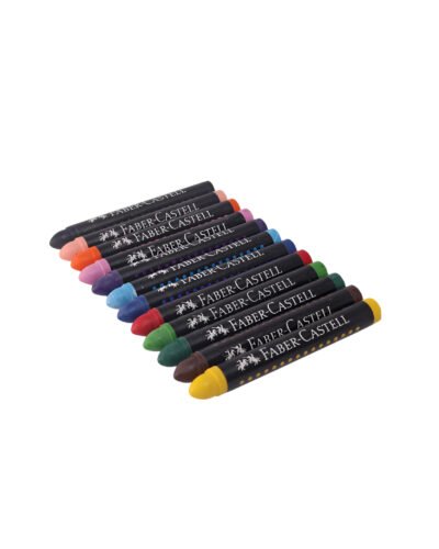 Faber-Castell Wax Crayons Regular 90 mm Assorted Colours