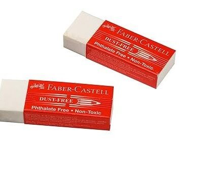 Faber-Castell Dust-Free Erasers Box of 20 (Cardboard Box)