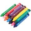 Faber-Castell Triangular Wax Crayons 90 mm (Gift Pack of 15 Assorted Colours)