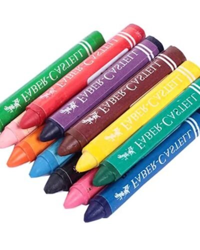 Faber-Castell Triangular Wax Crayons 90 mm (Gift Pack of 15 Assorted Colours)