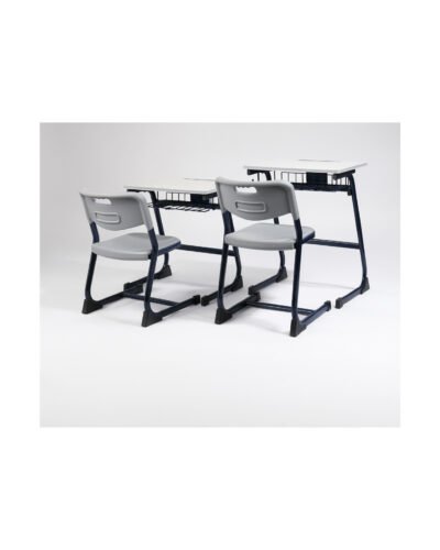 Single Seater Desk & Chair (Injection Moulded Fiber)