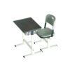 Single Desk Chair Set with 25mm Molded Top & Blow Molded Seat