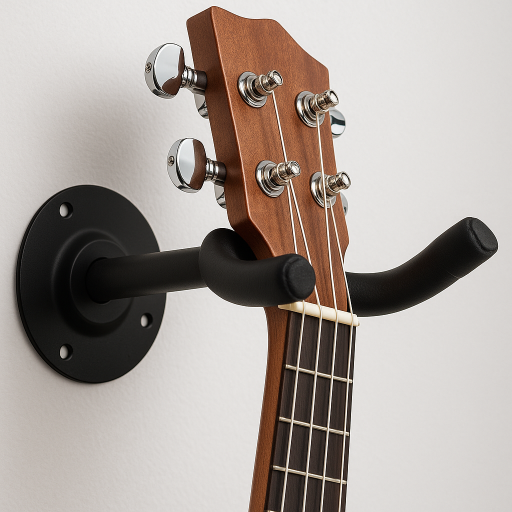 Wall-Mounted Guitar Hanging Hooks – Safe & Space-Saving Storage