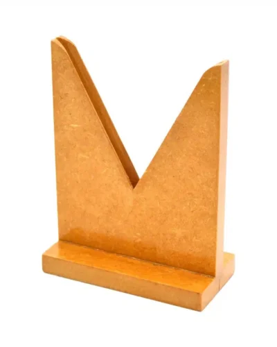 Lens Holder – Wooden 'V' Shaped