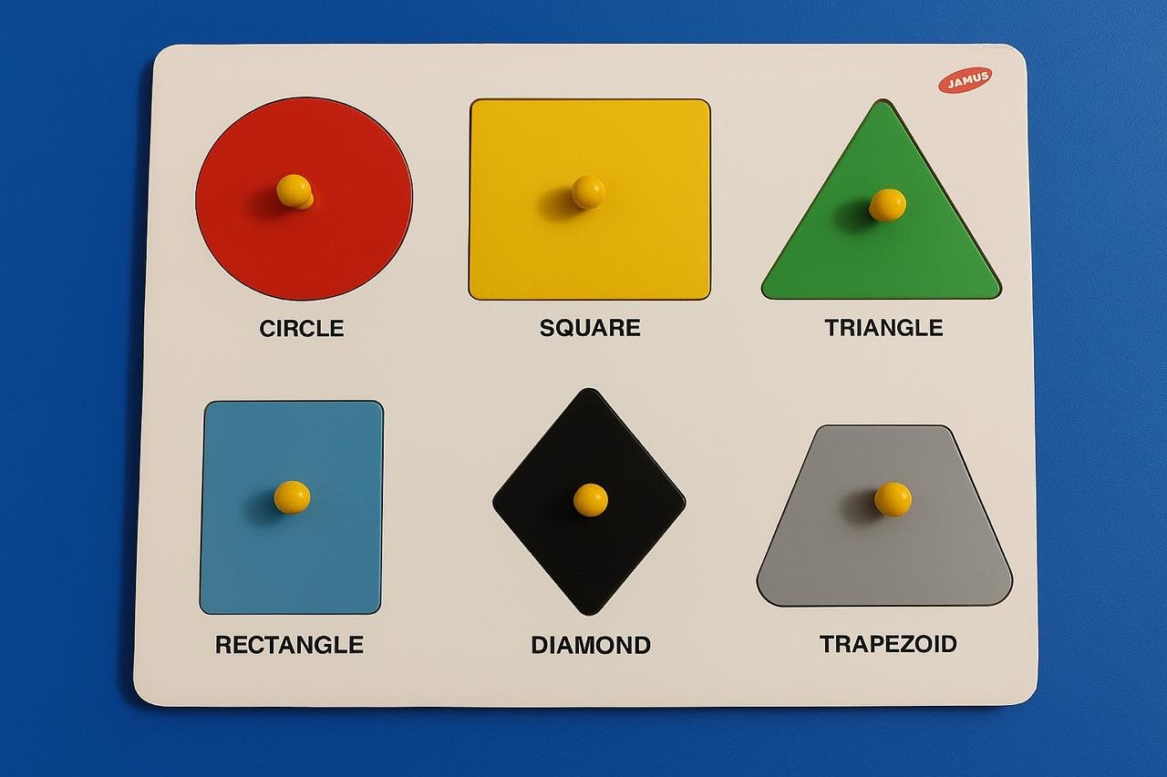 Six Shape Puzzle for Kids Playroom