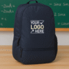 Classic Navy Logo Backpack – Blue (Your Logo Here)