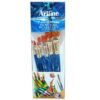 Artline Synthetic Flat Brushes No 10 - 12 (pouch of 5)