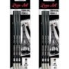 Artline Charcoal Pencils Set of 3 Blister Pack