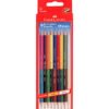 Faber-Catsell Bi-Colour Pencils Pack of 9 (18 Shades)