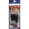 Faber-Castell Flat Tri-Grip Synthetic Hair Paintbrush(Pack of 5)