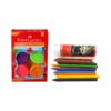 Faber-Castell Super Soft Neon Modelling Dough (4 Neon Colours Set)