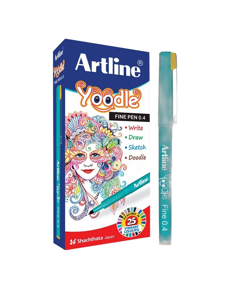 Artline Yoodle Fine Pens 0.4mm Mono Box Pack of 10