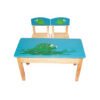 2 Seater Table KGR (3.5'L x 1.5'D x 19.5"H)