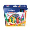 Artline Broad and Fine Tip Plastic Crayons