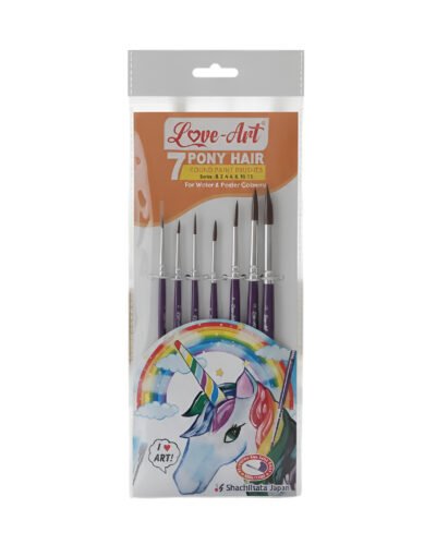 Artline Pony Round Brushes No 7-12 (pouch of 5)
