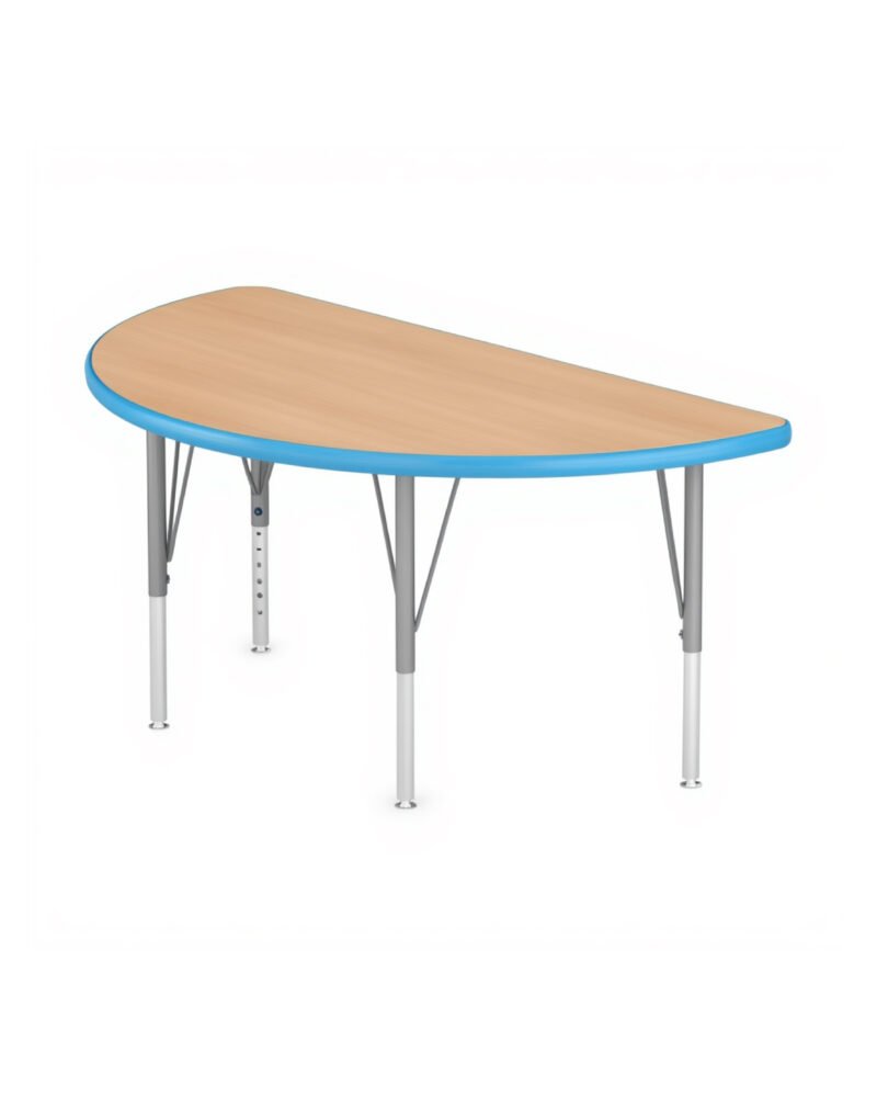 Half Rounded Table Big Wooden Half Round Table - Edi School Mart