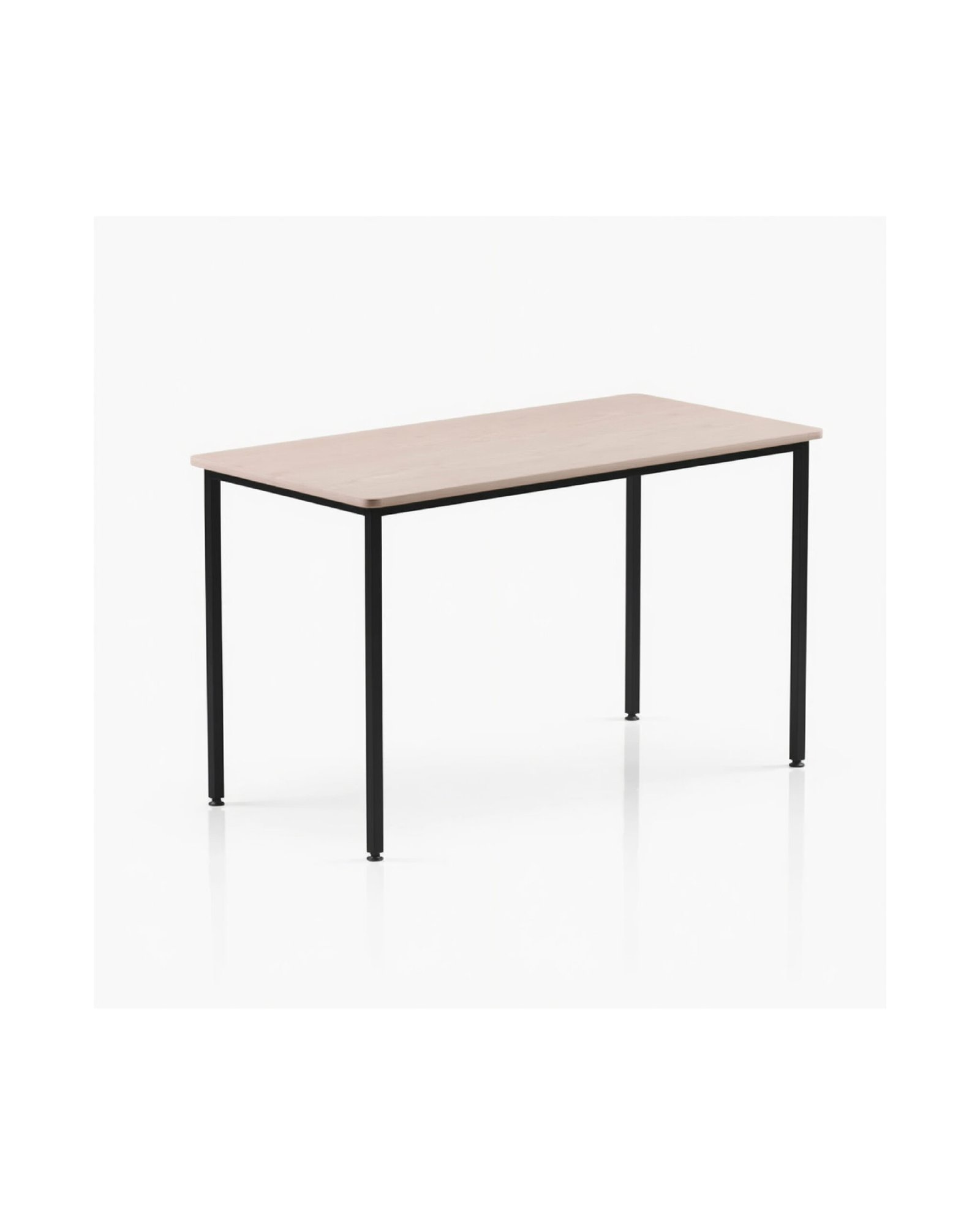 Double Wooden Rectangle Table - Edi School Mart