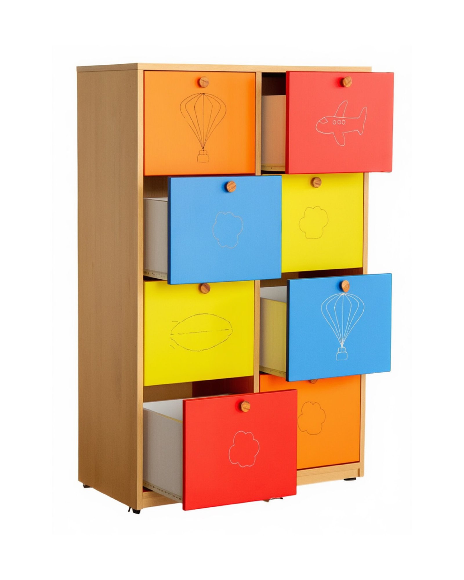 Wooden classroom Student’s cabinet