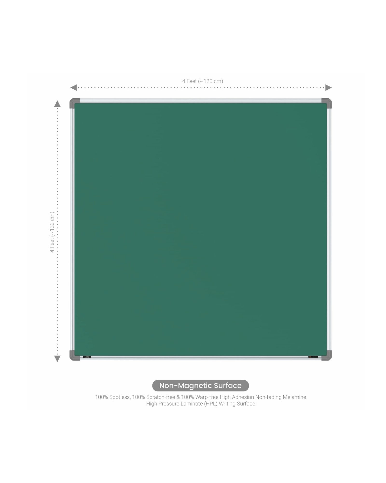 Non Magnetic Green Board for Classroom