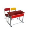Pre primary 2 seater desk with 2 chairs