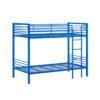 Double Bunk Bed Round & Square Steel Frame No Mattress