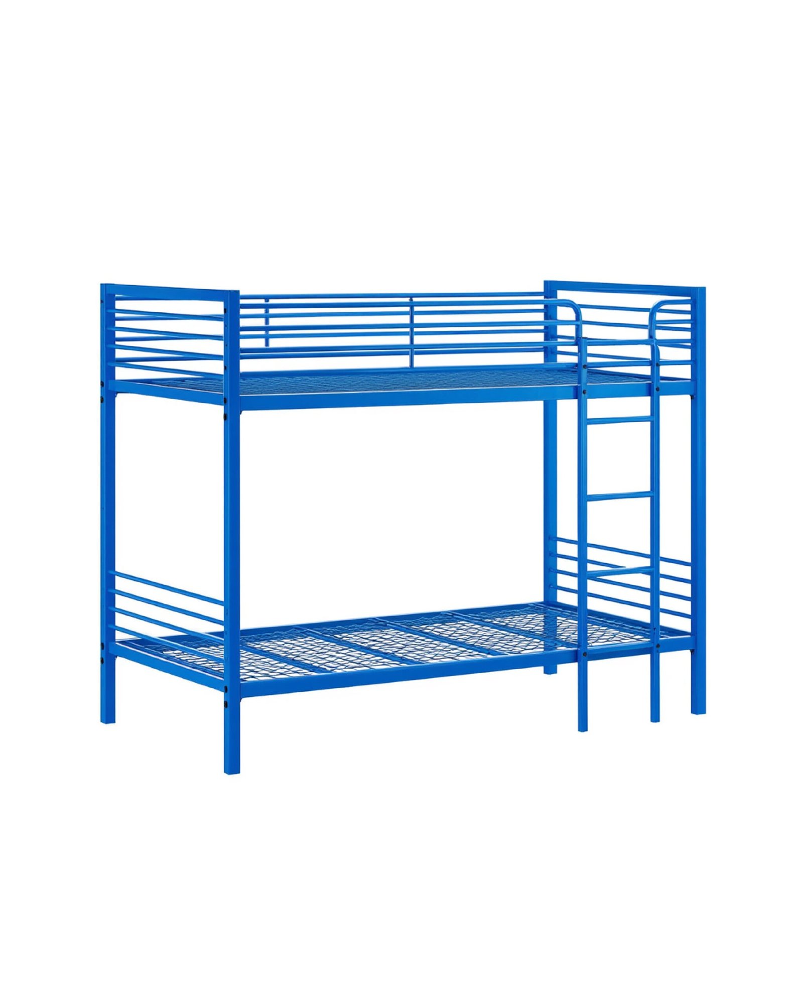 Double Bunk Bed Round & Square Steel Frame No Mattress