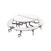 Circular Cafeteria Table & Bench
