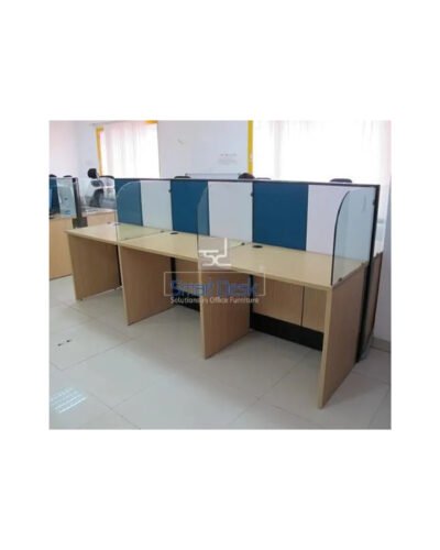 Staffroom Workstations with credenza