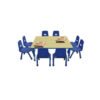 Wooden Square Table for Schools