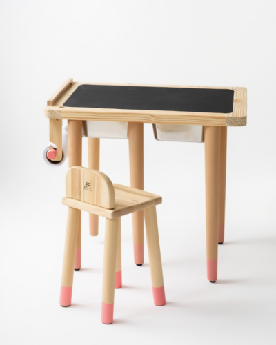 Wooden Sensory Play Table for Kids