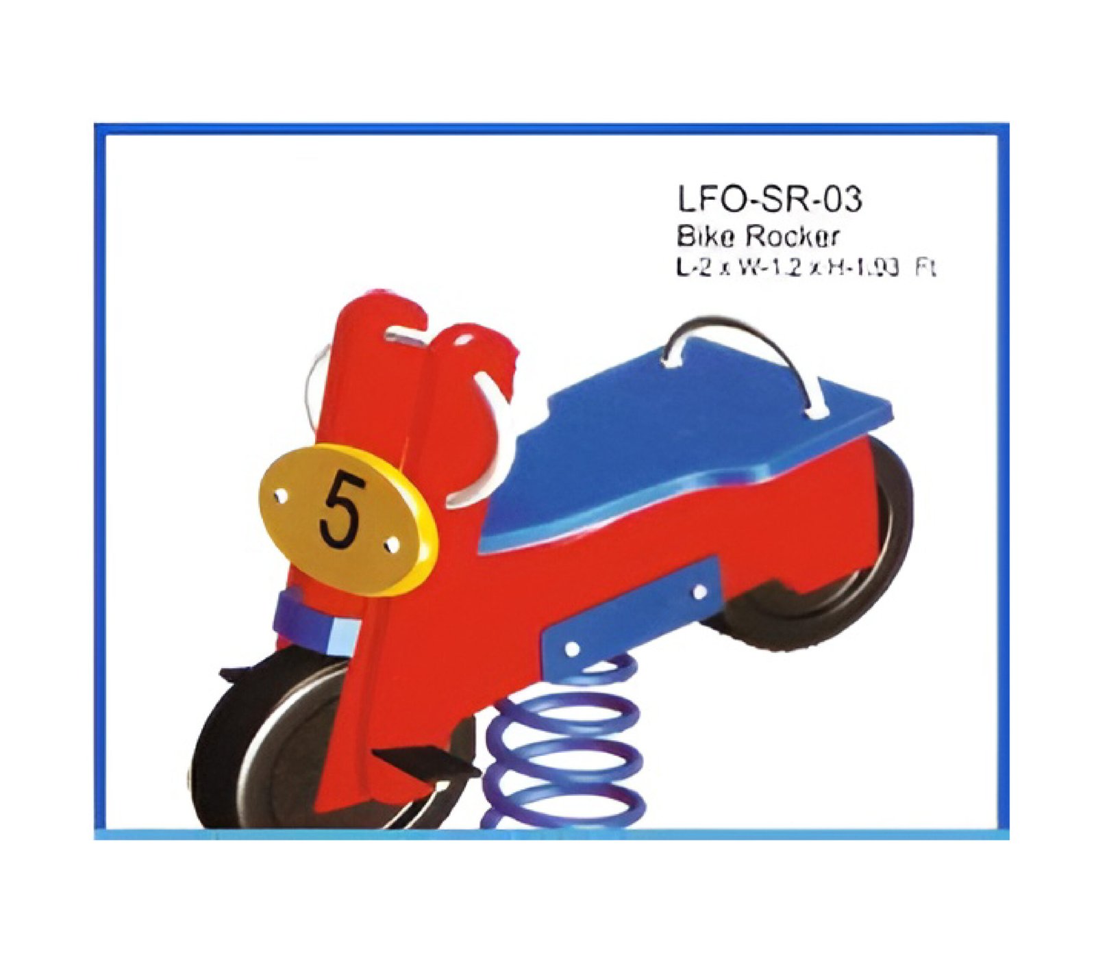 Bike Rocker Playground Equipment for Kids