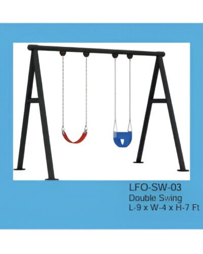 Double Swing Playground Equipment